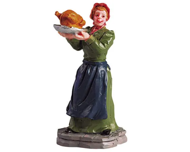 lemax-dinner-s-ready-figurine-de-collection-sc-ne-repas image 1