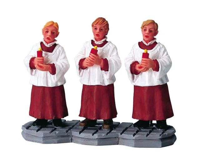 lemax-candlelight-choir-boys-figurine-miniature-chorale-de-no-l image 1