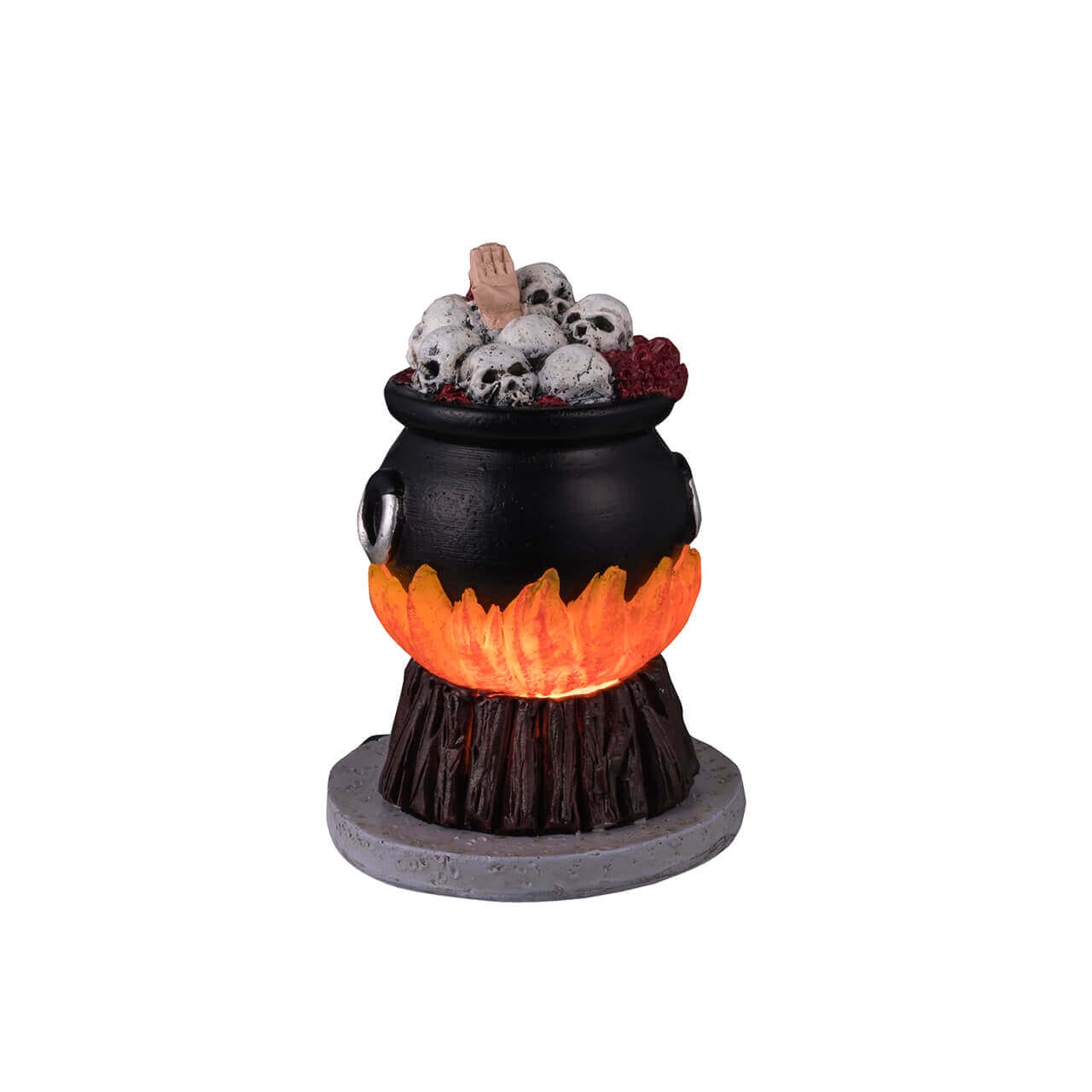 lemax-skull-stew-cauldron-figurine-spooky-town image 1