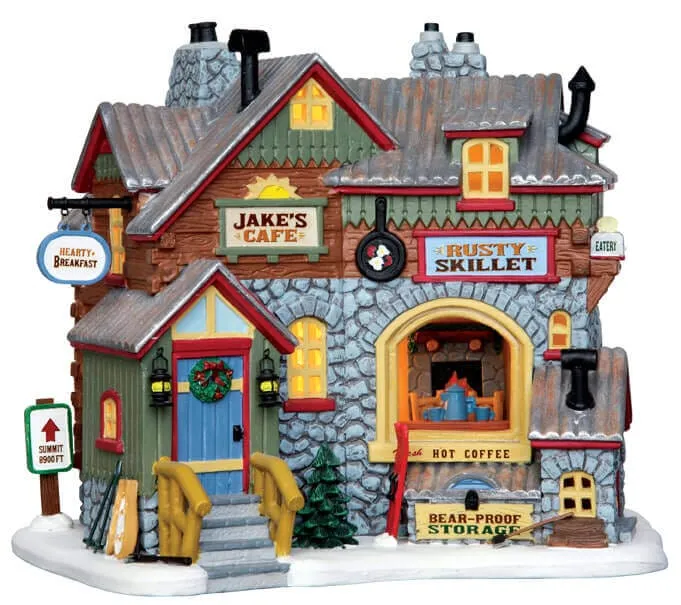 lemax-jake-s-cafe-b-timent-miniature-village-de-no-l image 1