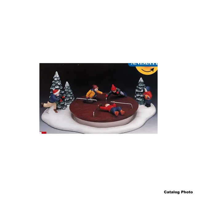 lemax-merry-go-round-man-ge-miniature-de-collection image 1
