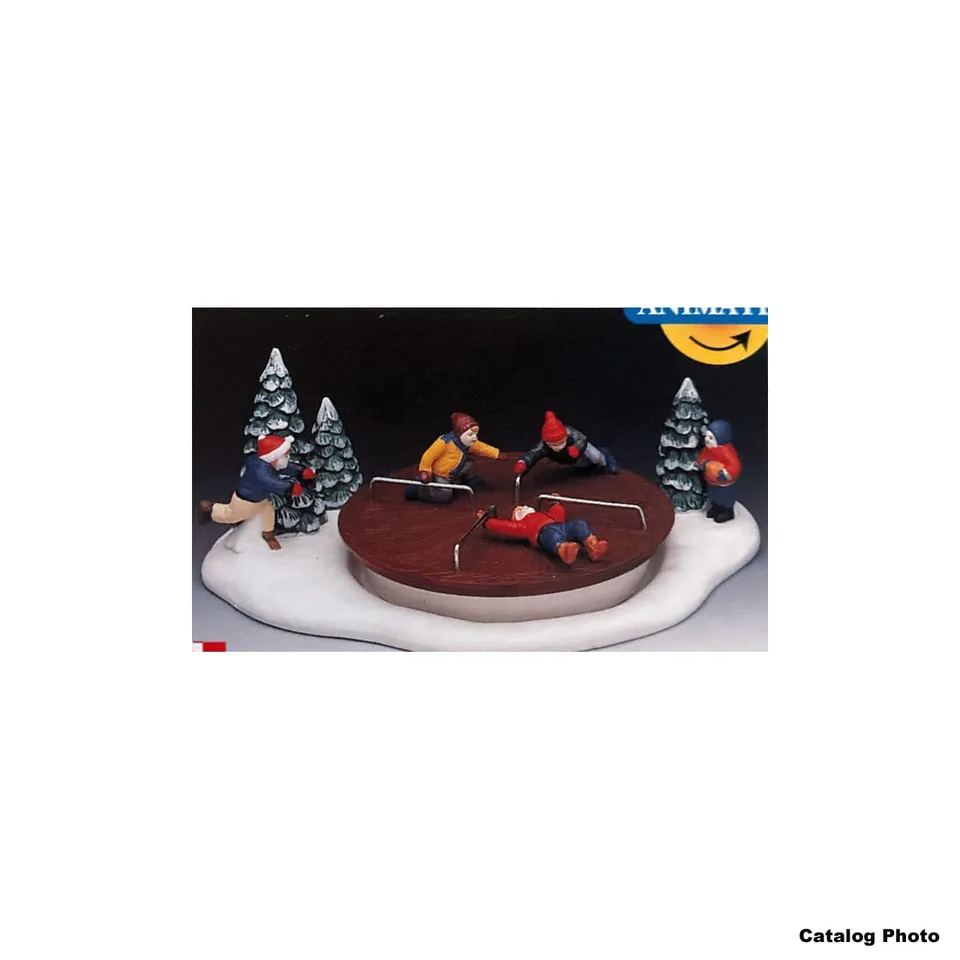 lemax-merry-go-round-man-ge-miniature-de-collection image 1