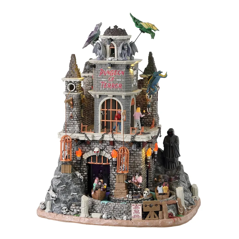 lemax-dungeon-of-terror-man-ge-hant-spooky-town image 1