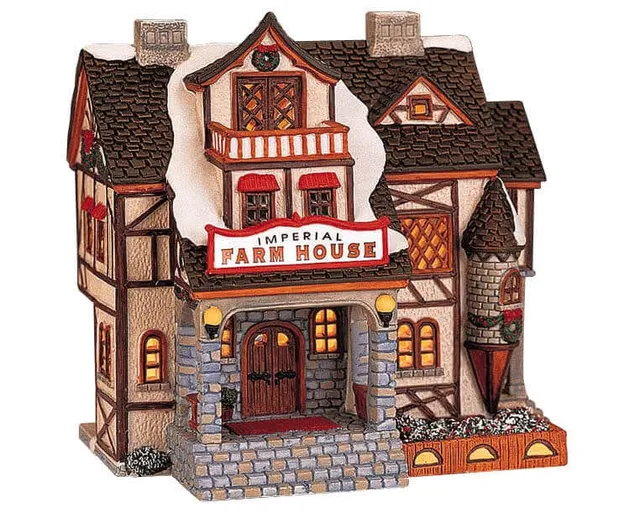 lemax-imperial-farm-house-maison-miniature-de-village image 1