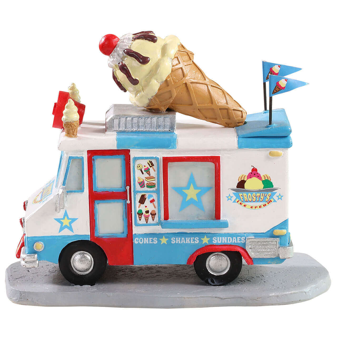 lemax-ice-cream-truck-v-hicule-miniature-marchand-de-glaces image 2