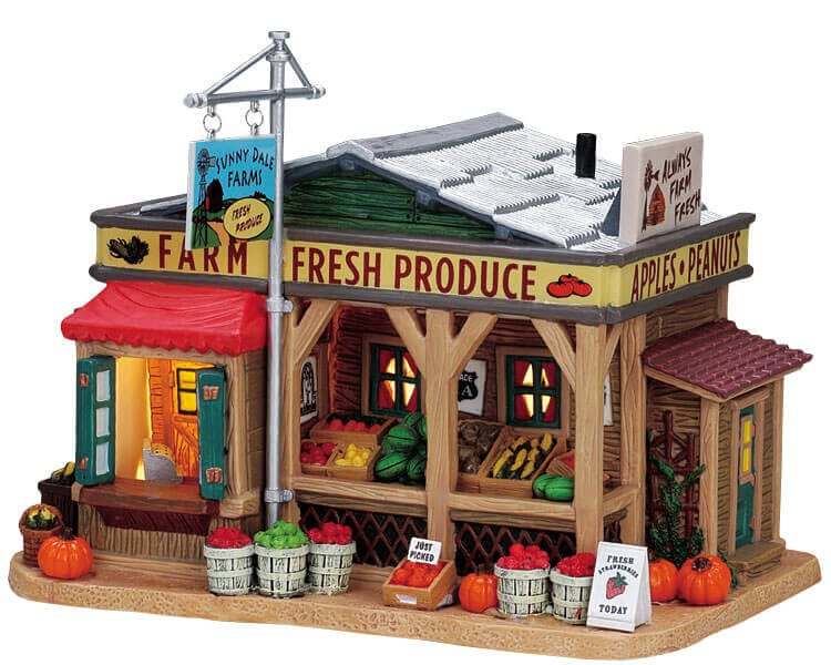 lemax-roadside-produce-stand-d-cor-miniature-stand-de-march image 1