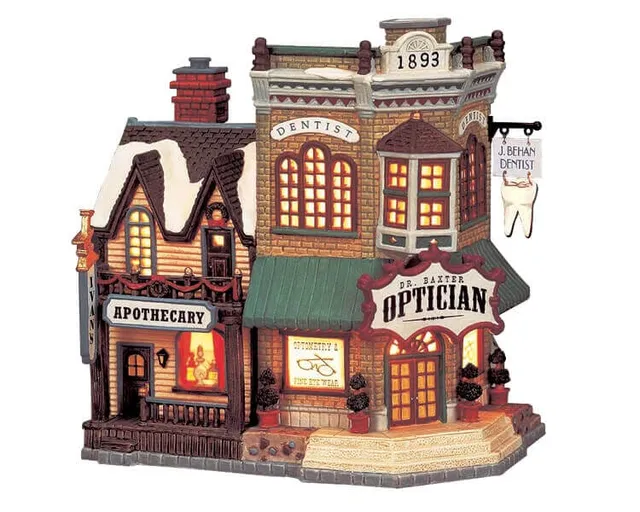 lemax-dr-baxter-optician-ivan-s-apothecary-miniature-boutique image 1
