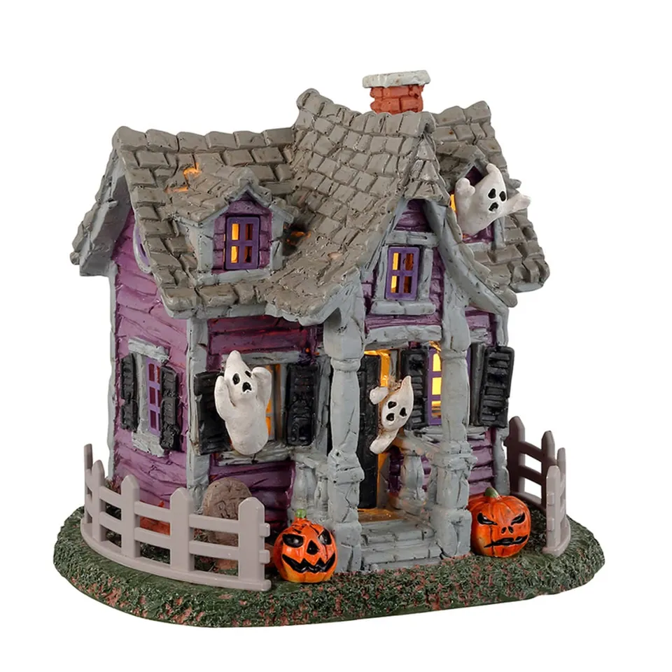 lemax-ghost-cottage-maison-hant-e-miniature-lumineuse-spooky-town image 1
