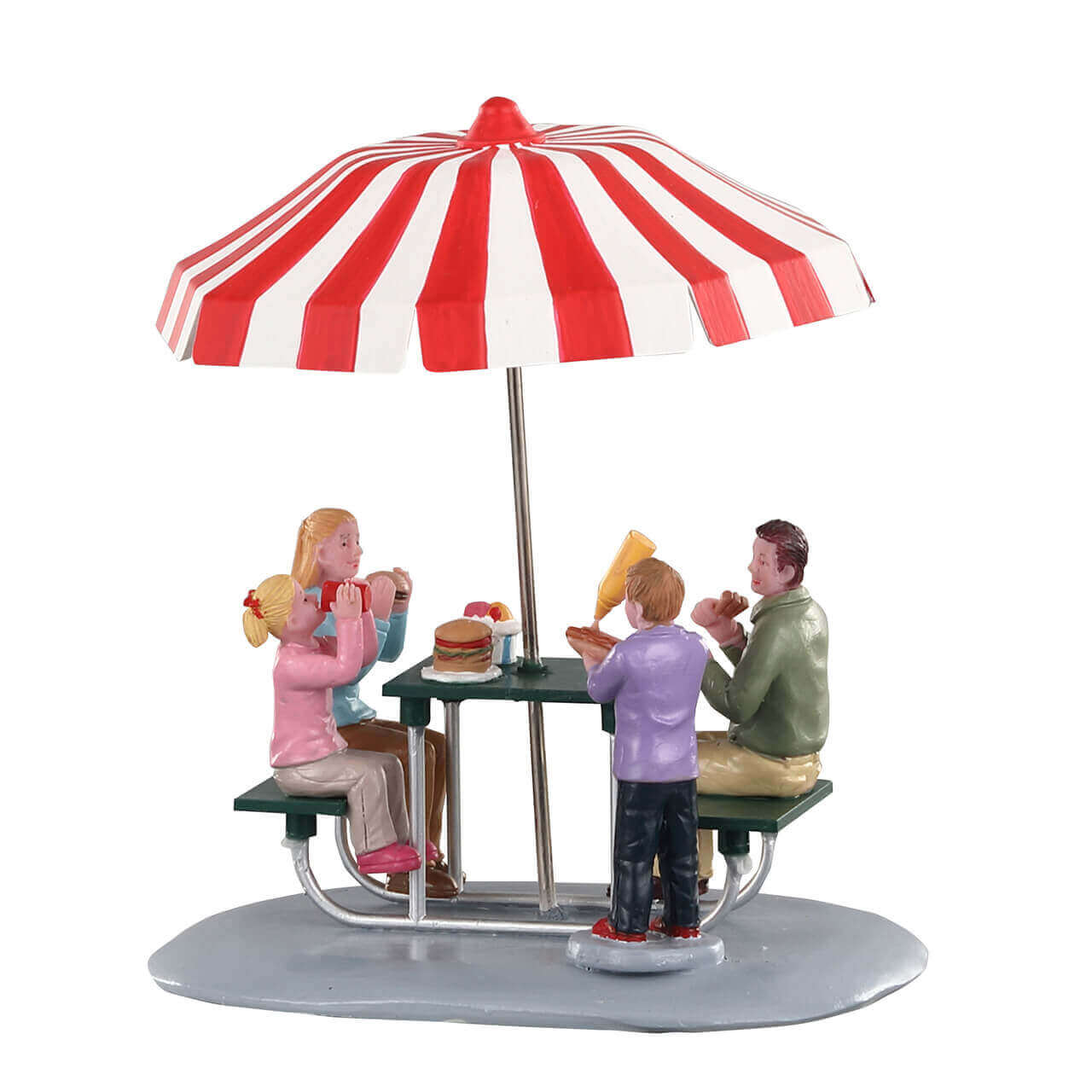 lemax-lunch-at-the-park-figurine-famille-pique-nique image 1
