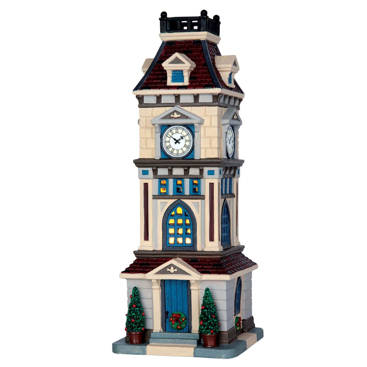lemax-clock-tower-b-timent-miniature-tour-de-l-horloge-lumineuse image 1
