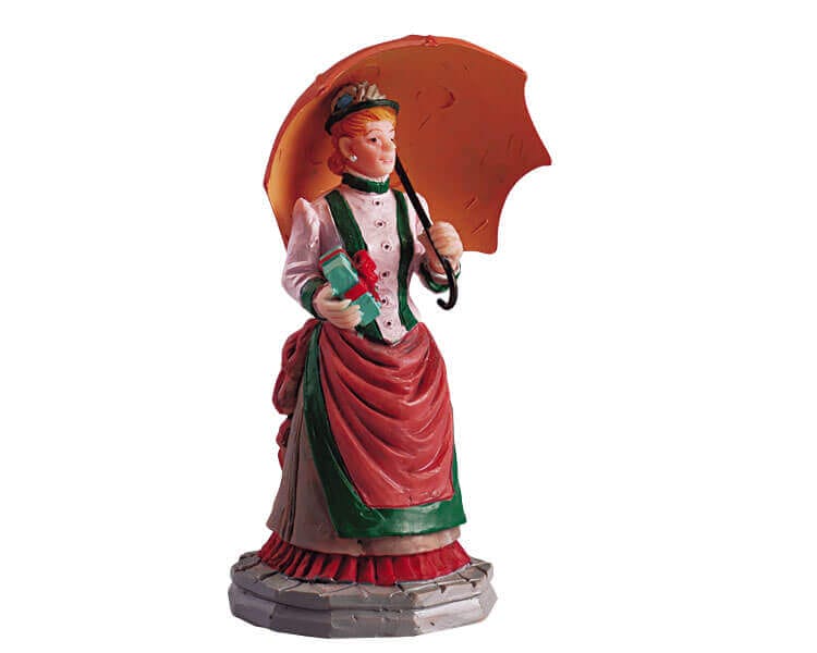 lemax-snowy-stroll-figurine-promenade-sous-la-neige-village-no-l image 1