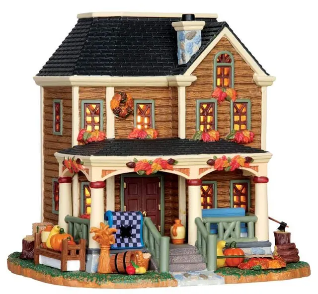 lemax-fall-residence-house-maison-d-automne-miniature image 1