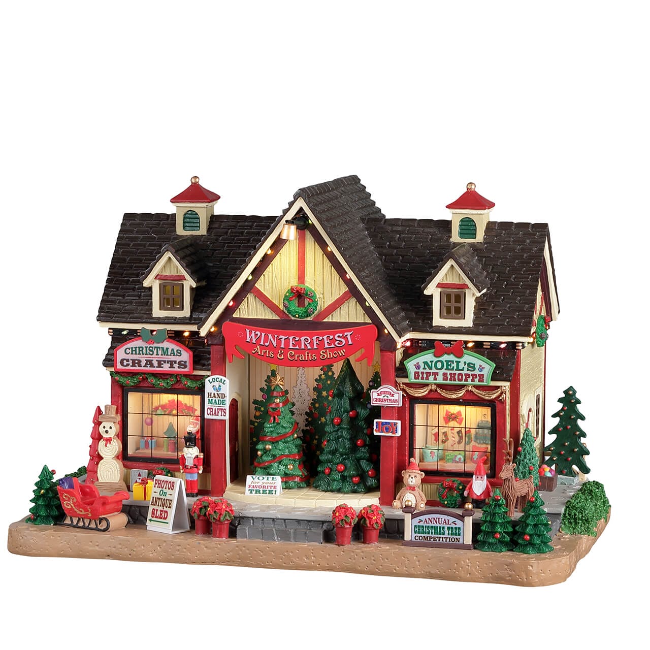 lemax-winterfest-arts-crafts-show-caddington-village-lumineux image 2