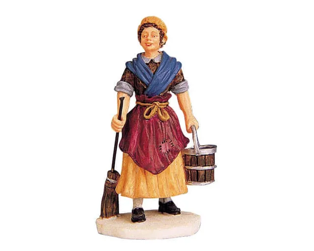 lemax-scrub-woman-figurine-miniature-femme-de-m-nage image 1