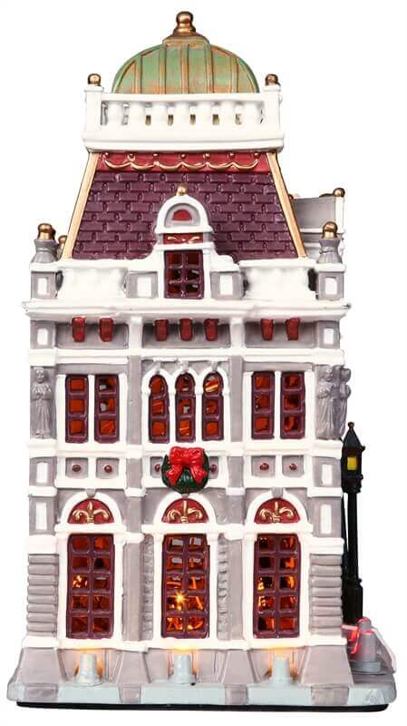 lemax-public-library-b-timent-miniature-de-collection-village image 3