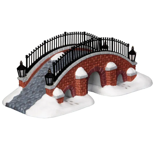 lemax-cold-creek-bridge-miniature-pont-de-village-de-no-l image 1
