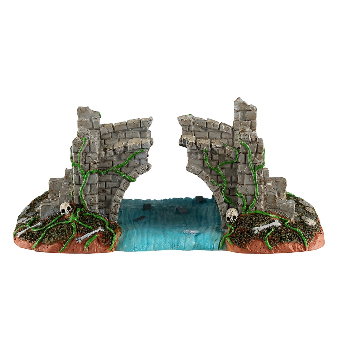 lemax-broken-bridge-pont-en-ruine-spooky-town image 4