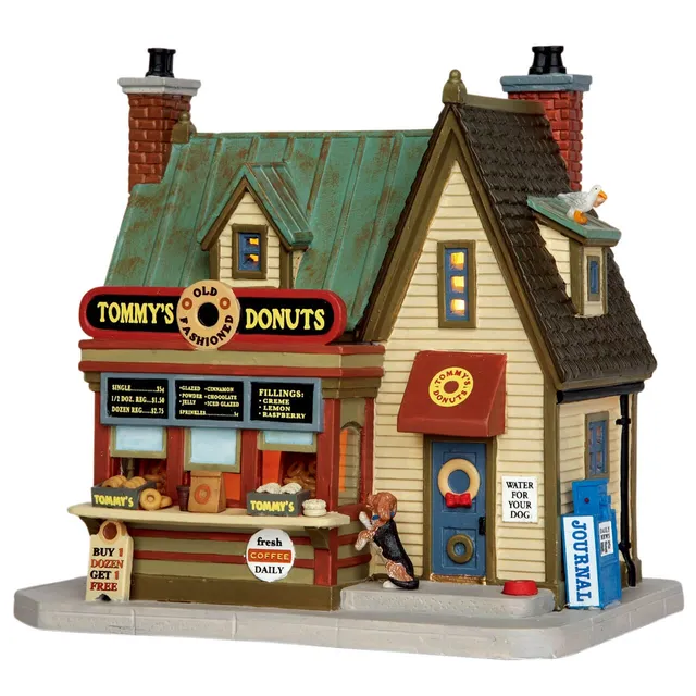 lemax-tommy-s-donuts-boutique-gourmande-lumineuse-village image 1