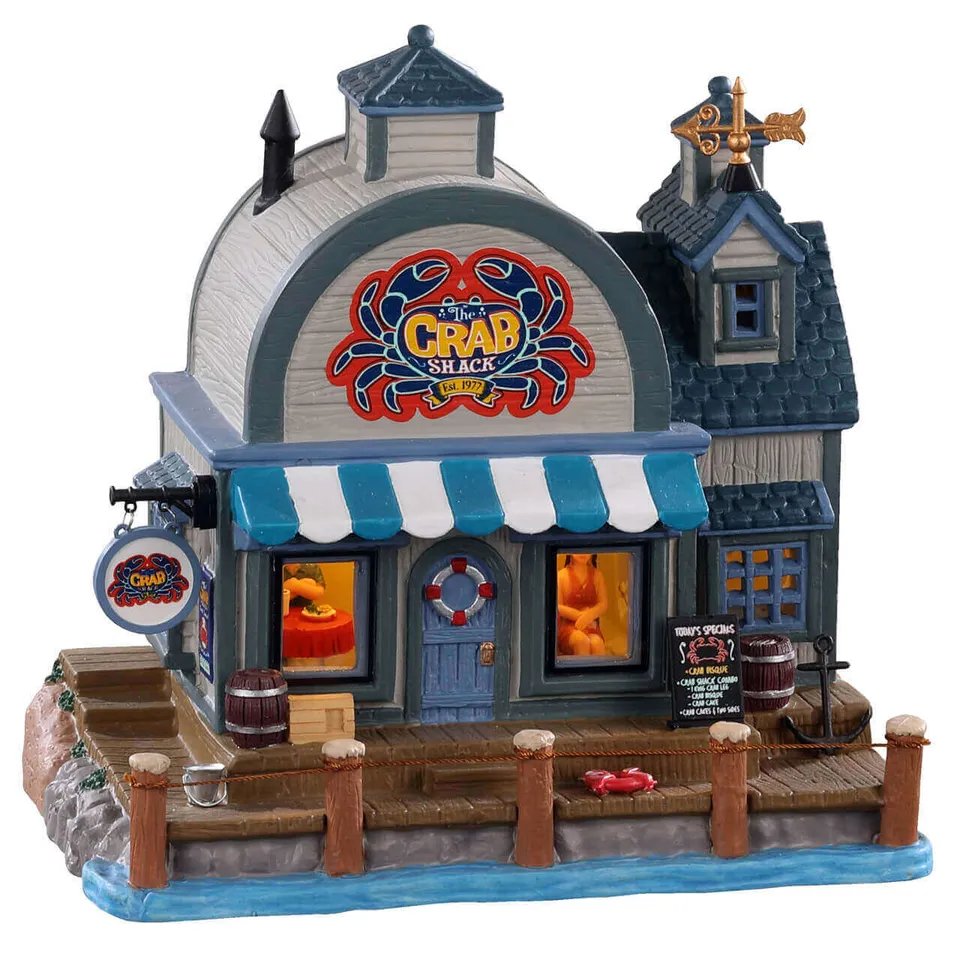 lemax-the-crab-shack-b-timent-miniature-restaurant-de-fruits-de-mer-plymouth-cor image 1