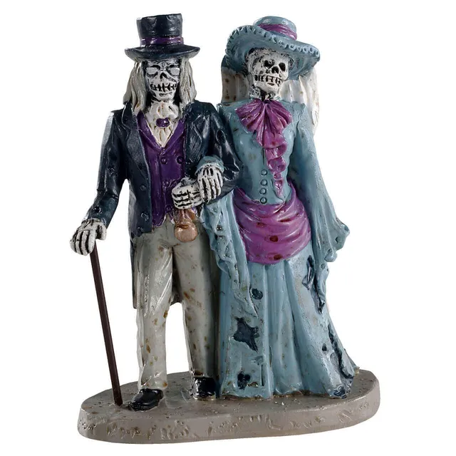 lemax-spectral-couple-couple-squelettes-miniature-spooky-town image 1
