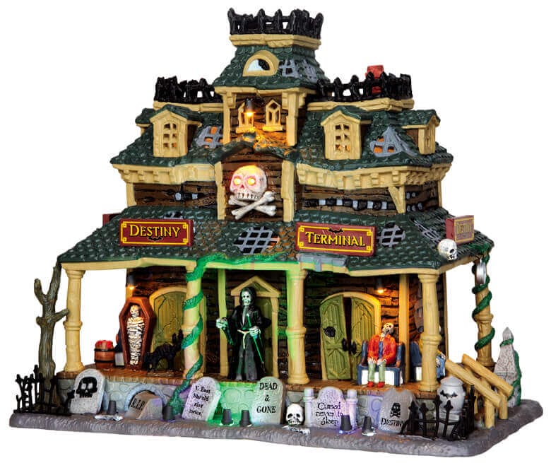 lemax-destiny-terminal-b-timent-illumin-spooky-town image 1