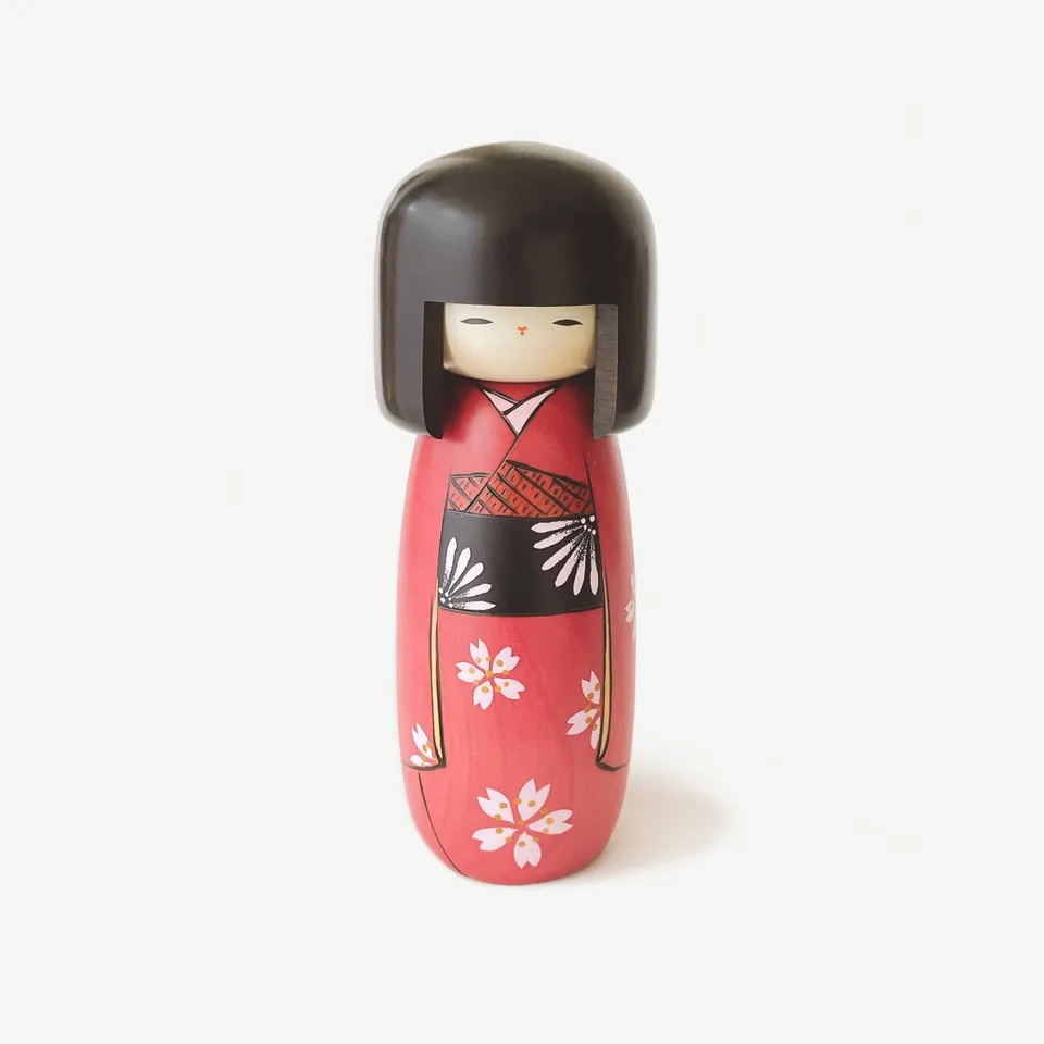 usaburo-kokeshi-haru-no-yume-spring-dream-grande-figurine-miniature-260-mm image 1