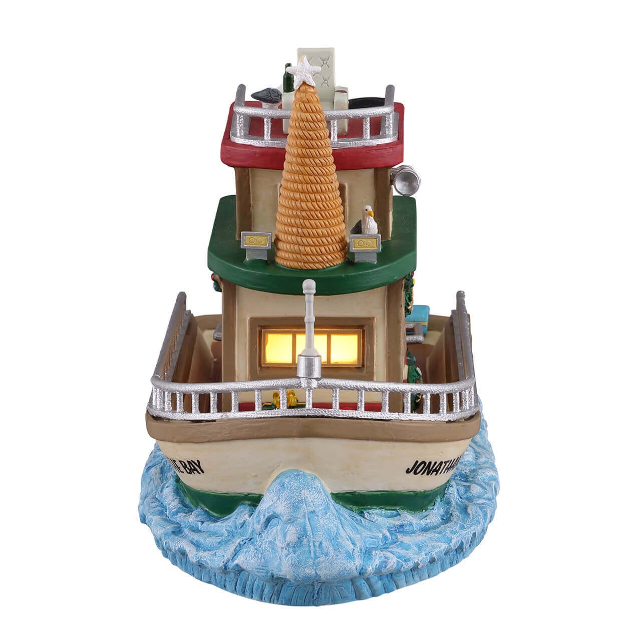 lemax-jonathan-s-houseboat-on-the-bay-bateau-maison-de-no-l image 2