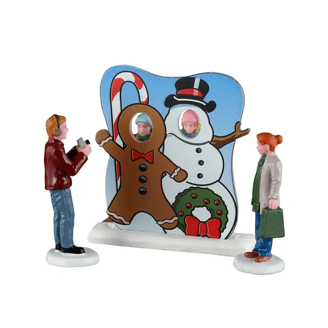 lemax-frosty-photo-op-figurine-famille-photo-souvenir image 1