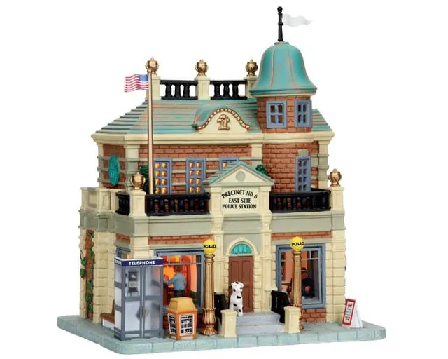 lemax-precinct-no-6-b-timent-miniature-poste-de-police-no-l image 1