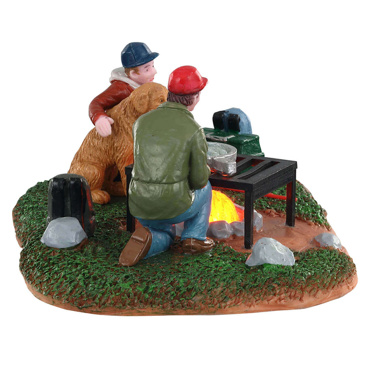 lemax-fish-fry-with-dad-figurine-sc-ne-p-che-en-famille image 2