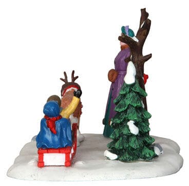 lemax-sleigh-rides-figurine-promenade-en-tra-neau image 4
