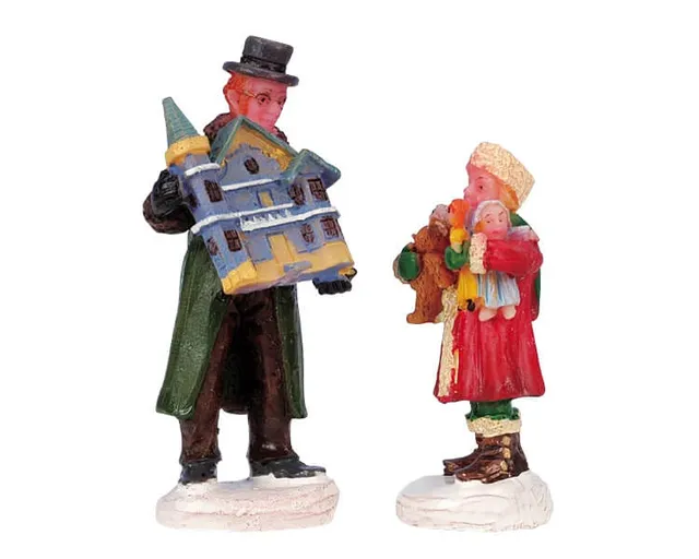 lemax-dad-s-christmas-surprise-figurine-miniature-no-l-de-collection image 1