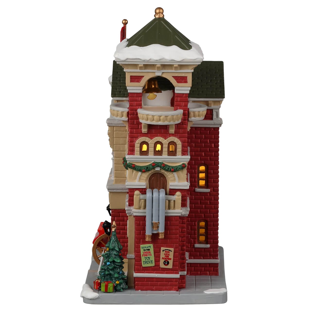 lemax-union-fire-co-b-timent-miniature-caserne-pompiers-1863-caddington image 3