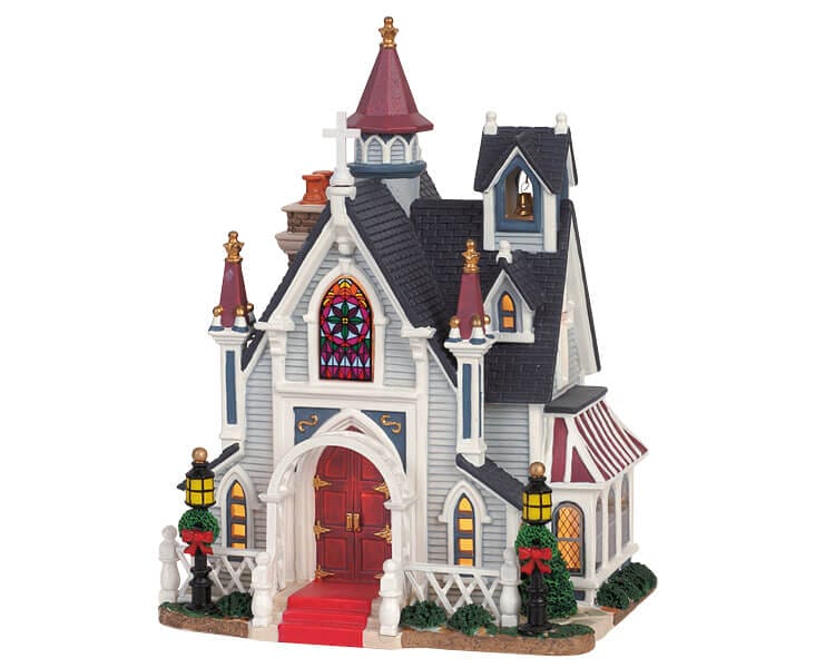 lemax-creekside-chapel-chapelle-miniature-de-village image 1