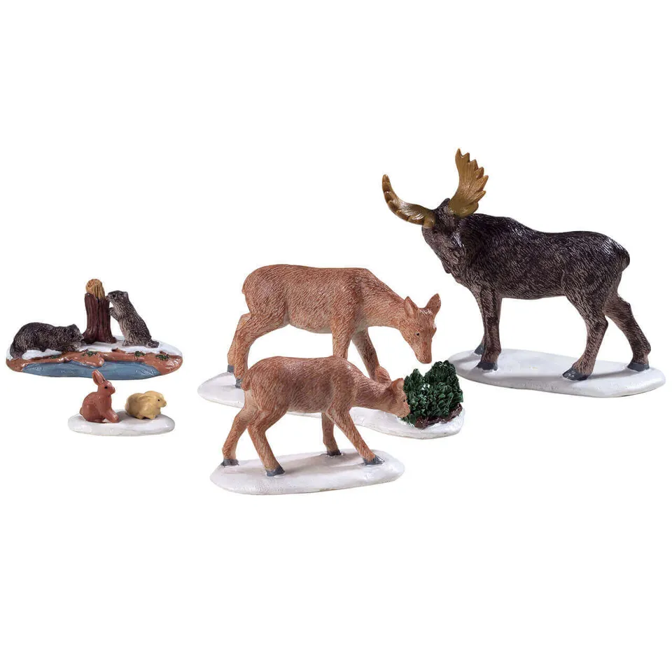 lemax-wild-animals-set-animaux-miniatures image 1
