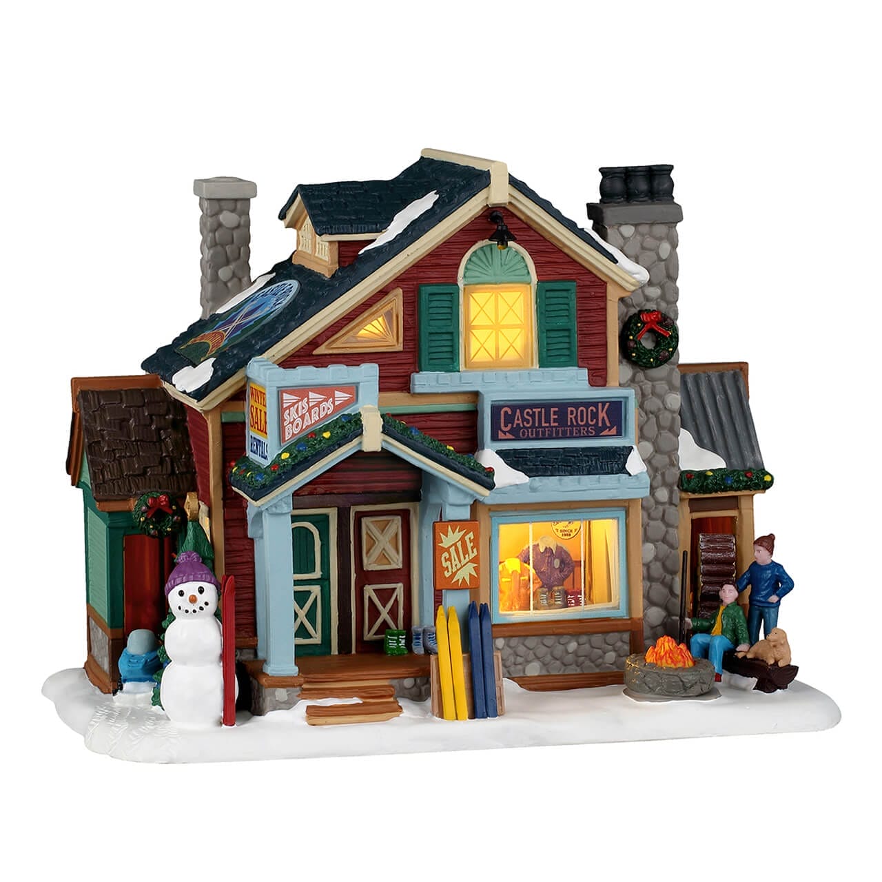 lemax-castle-rock-ski-outfitters-boutique-de-ski-miniature-vail-village image 1