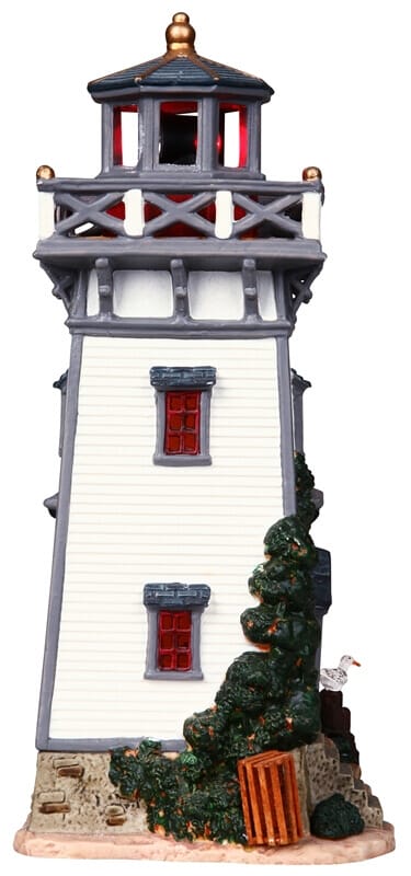 lemax-north-point-lighthouse-phare-lumineux-village-miniature image 2