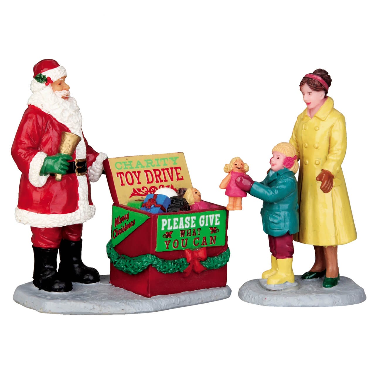 lemax-a-season-of-giving-set-of-2-figurines-miniatures-caddington image 2
