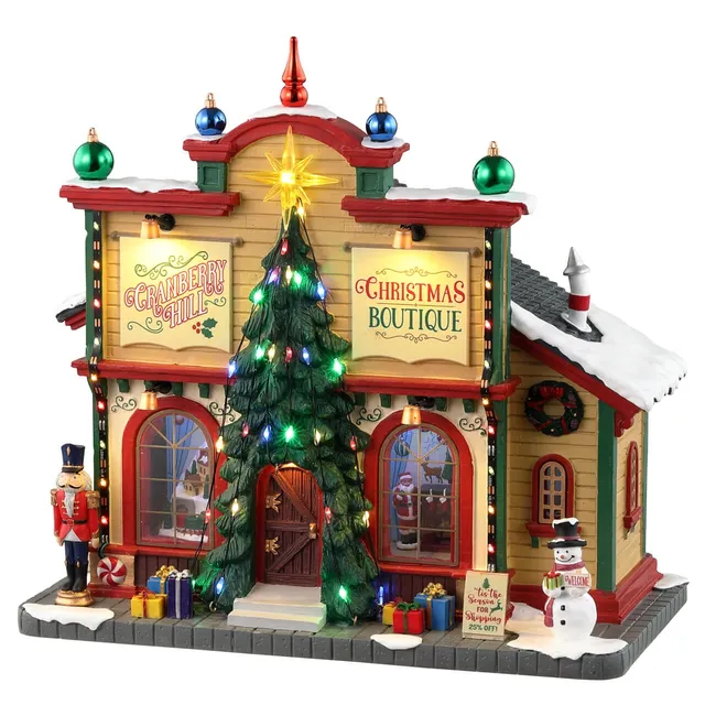 lemax-cranberry-hill-christmas-boutique-b-timent-miniature-caddington image 1
