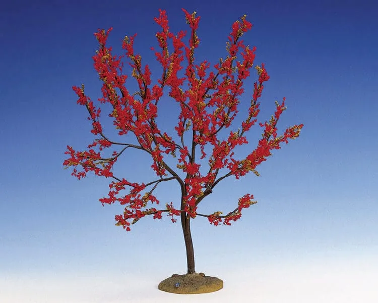 lemax-red-plum-extra-large-grand-arbre-d-coratif-rouge image 1