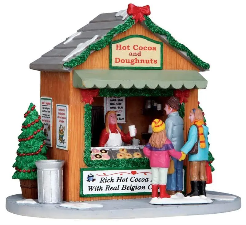 lemax-hot-cocoa-stand-b-timent-miniature-village-de-no-l image 1