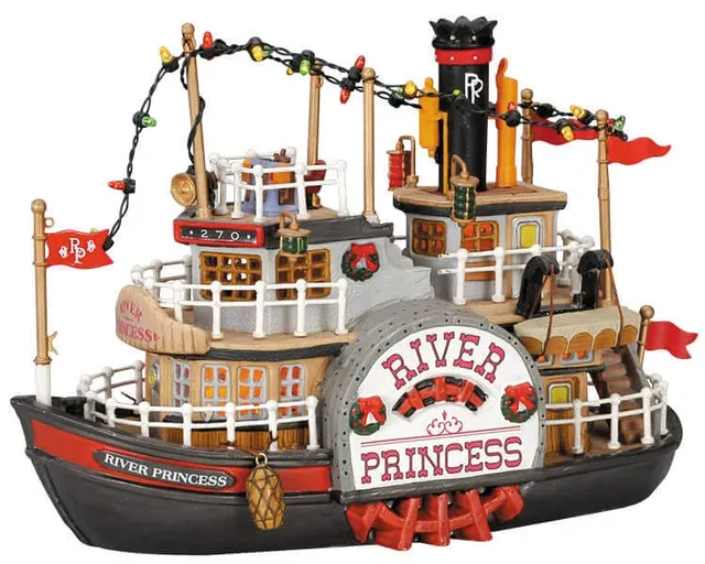 lemax-river-princess-bateau-miniature-de-collection image 1