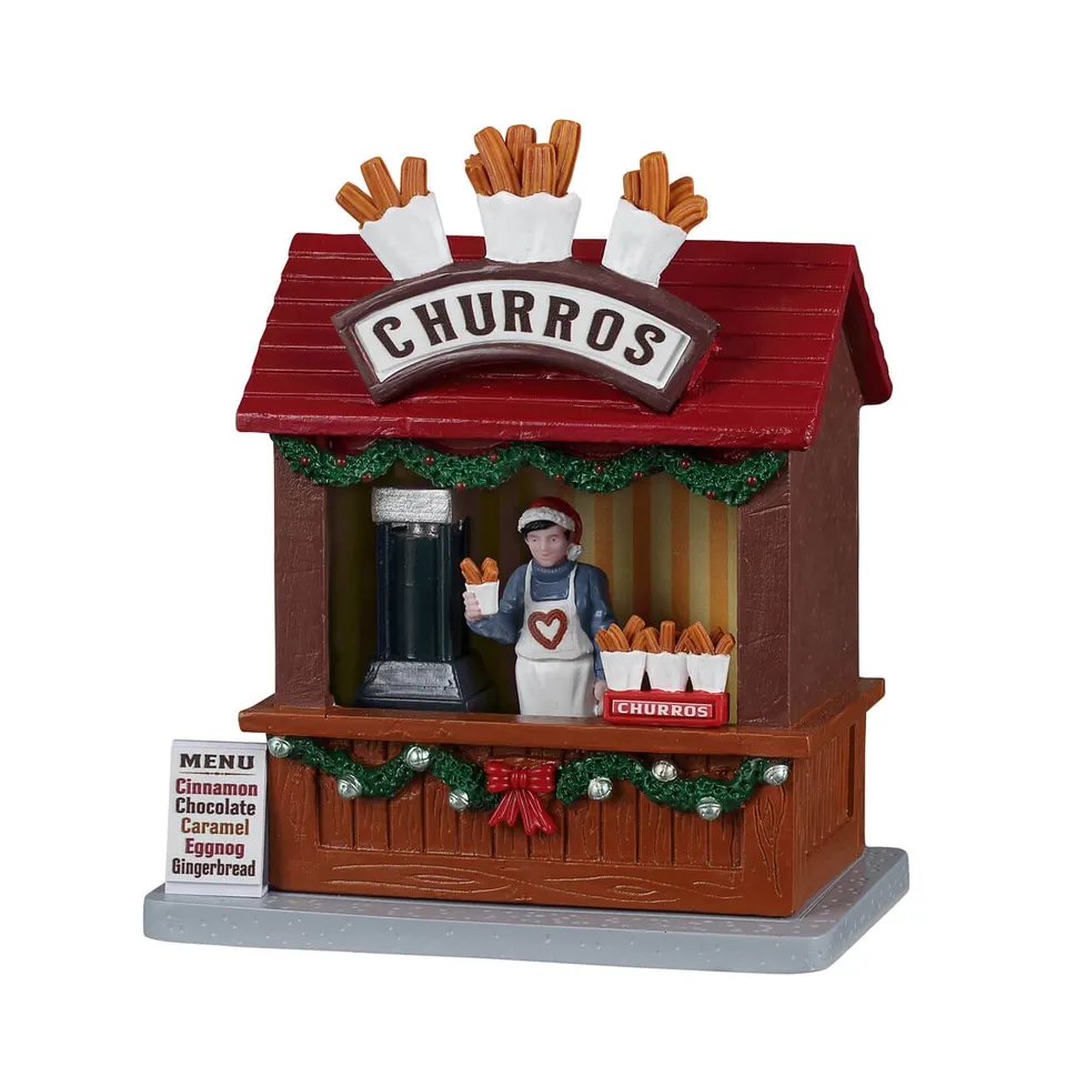 lemax-churros-stand-miniature-caddington-de-collection image 1