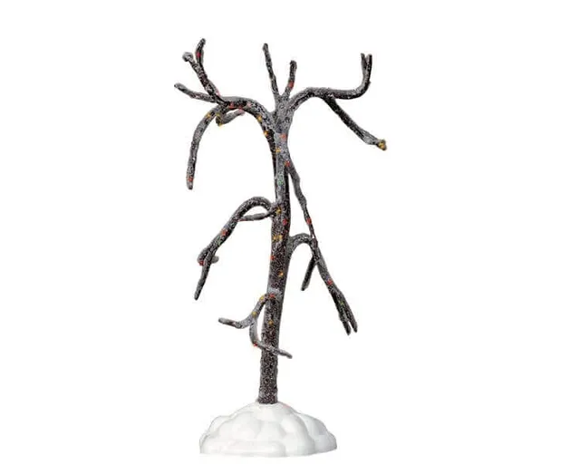 lemax-fiber-iced-tree-large-arbre-de-village-miniature-givr image 1