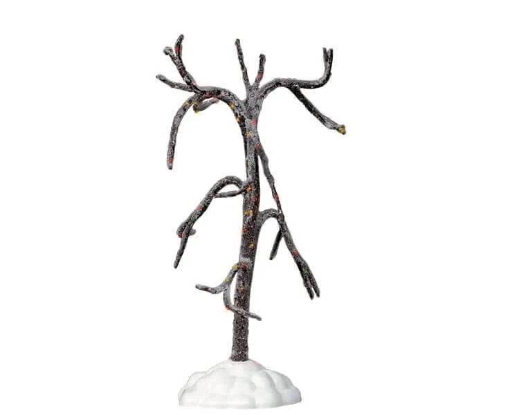 lemax-fiber-iced-tree-large-arbre-de-village-miniature-givr image 1
