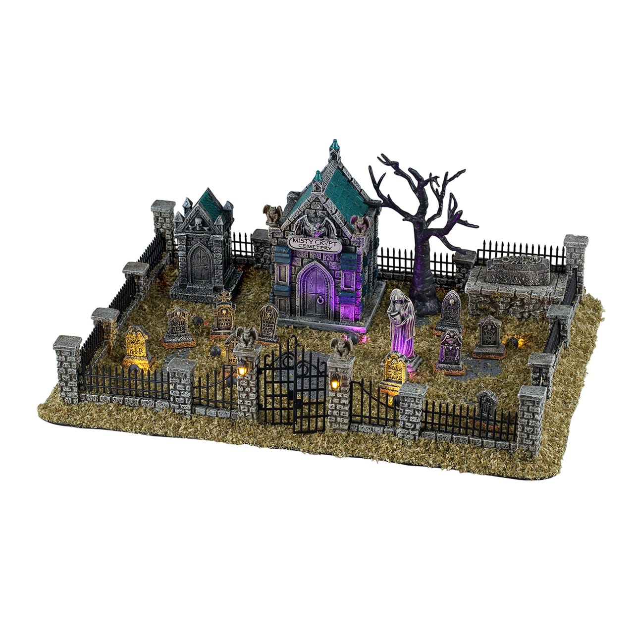 lemax-misty-crypt-graveyard-d-cor-lumineux-spooky-town image 5