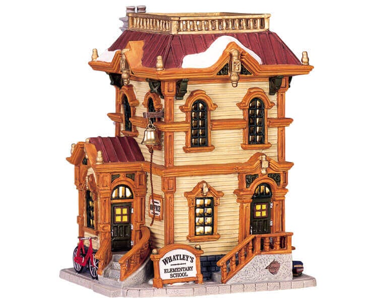 lemax-whatley-s-elementary-cole-miniature-lumineuse image 1
