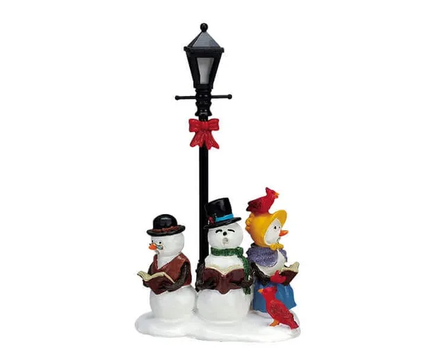 lemax-snow-trio-figurine-miniature-village-de-no-l-lot-de-3 image 1