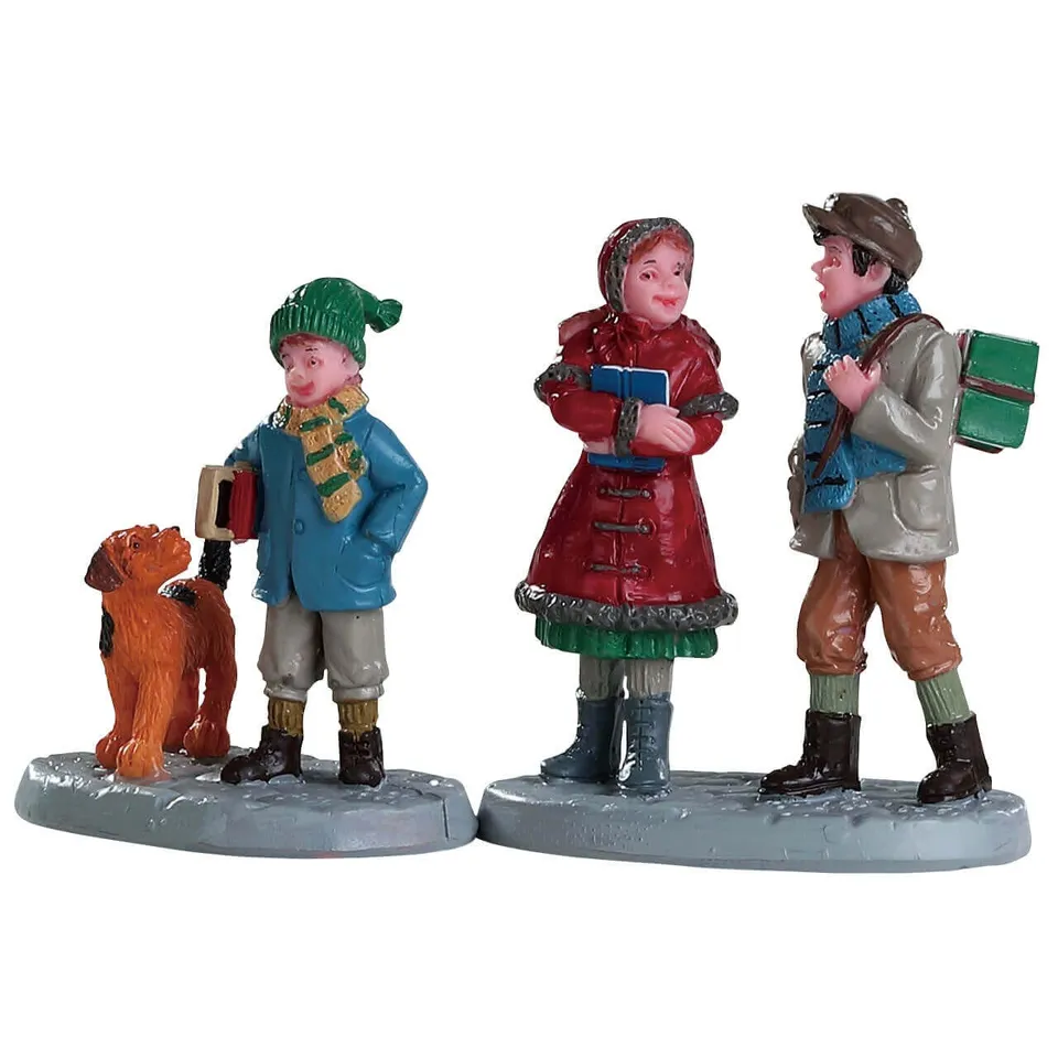lemax-going-to-school-figurines-coliers-caddington image 1