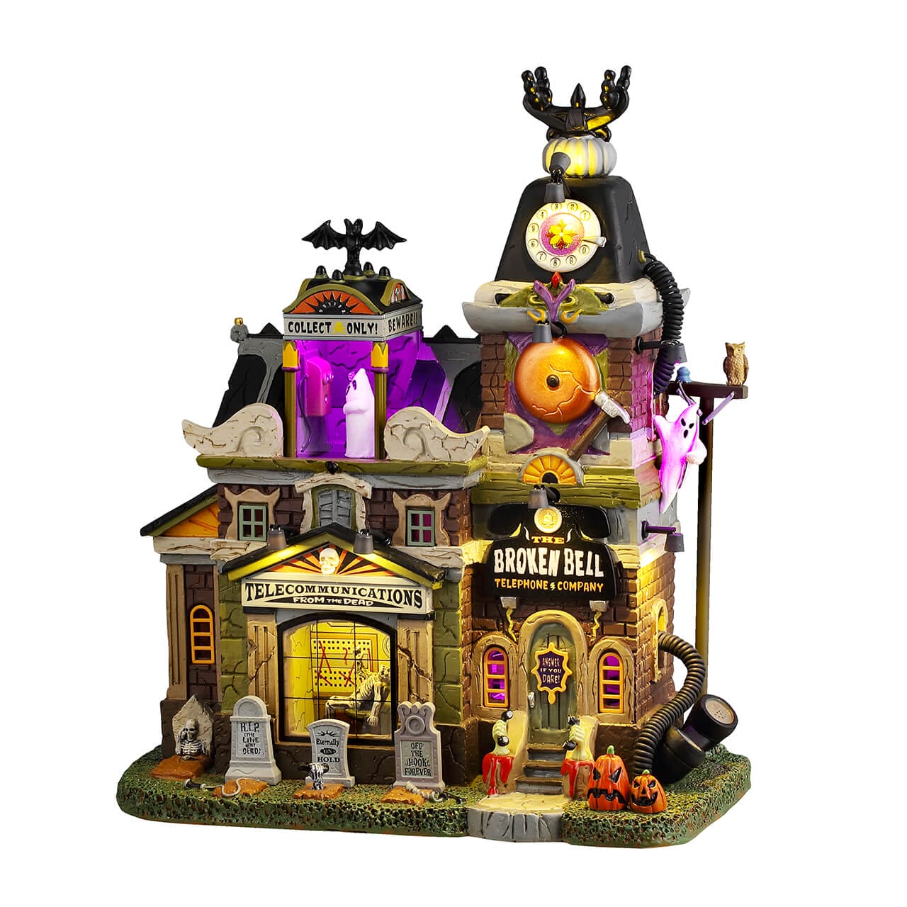 lemax-broken-bell-telephone-co-b-timent-miniature-spooky-town image 1